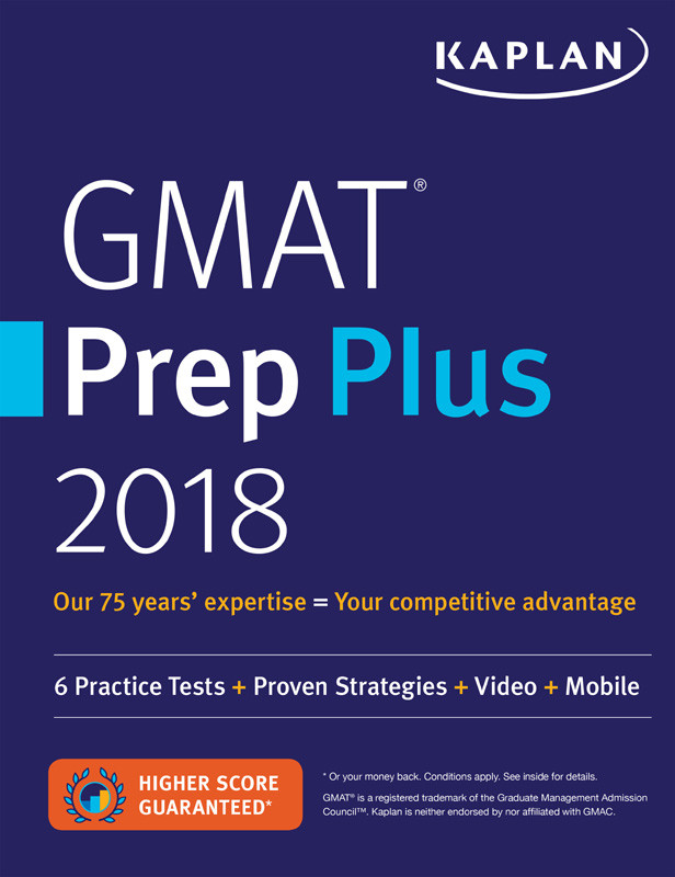 Gmat Prep Plus 2018 Kaplan Test Prep