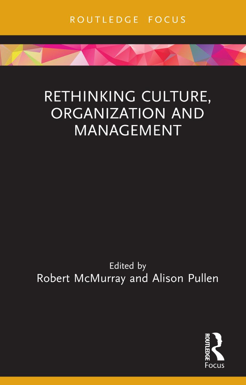 Rethinking Culture Organization And Management Robert Mcmurray