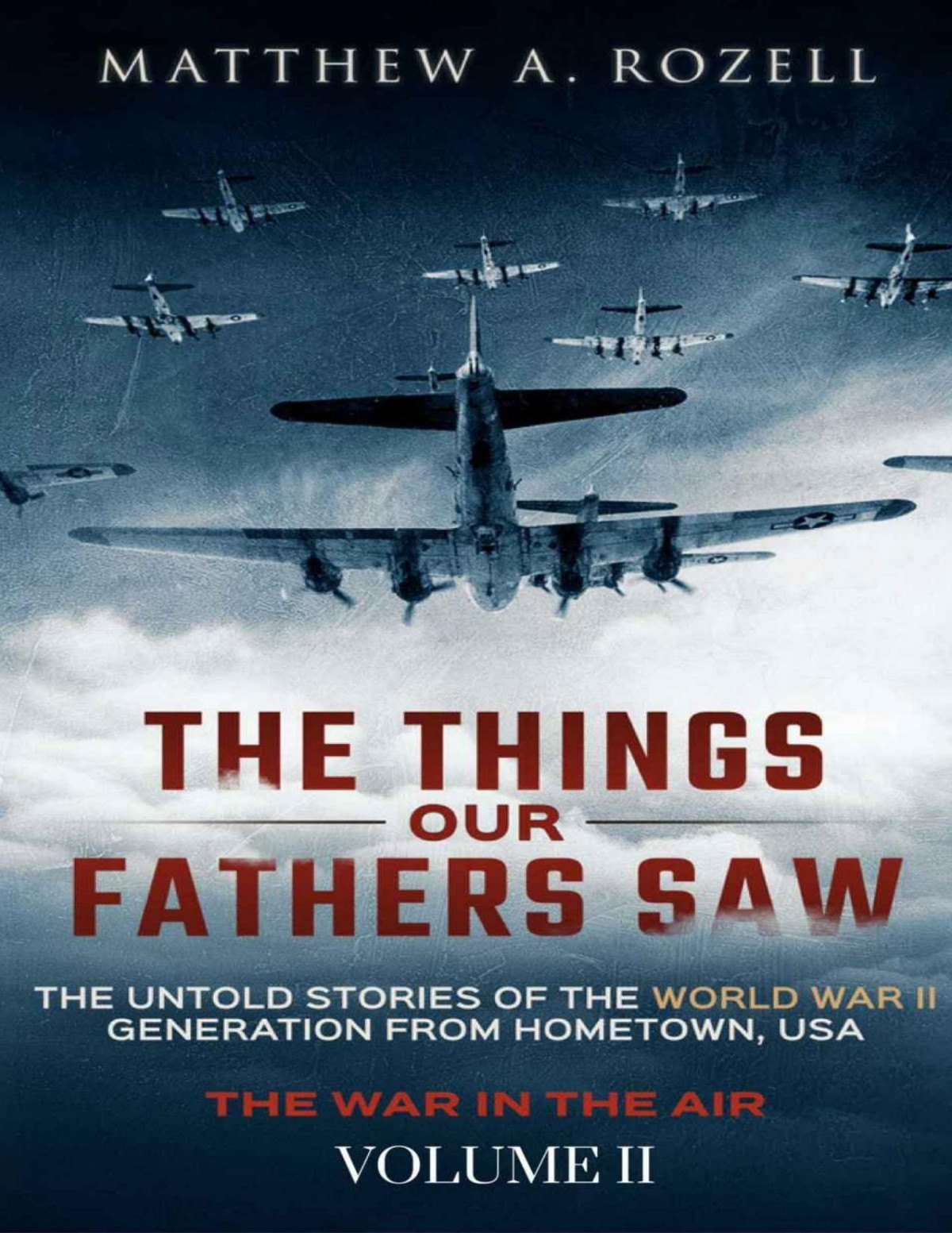 The Things Our Fathers Sawthe Untold Stories Of The World War Ii Generationvolume Ii War In The Airfrom The Great Depression To Combat Matthew A Rozell