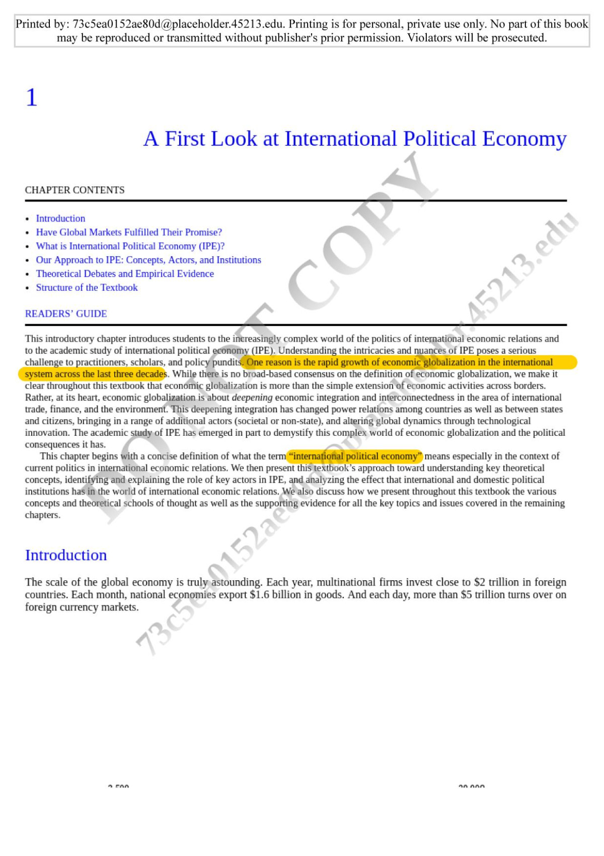 Principles Of International Political Economy Mark Hallerberg