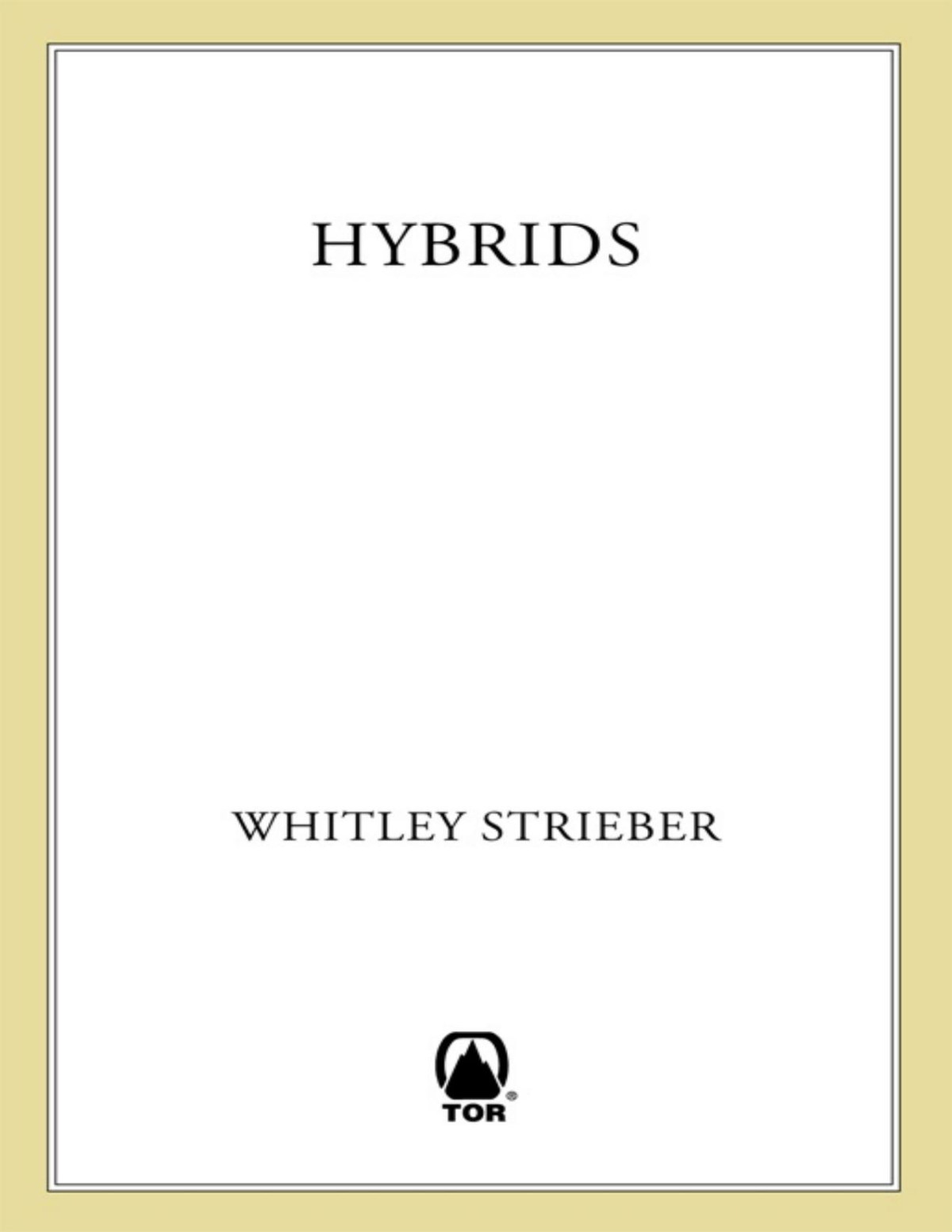 Hybrids Whitley Strieber