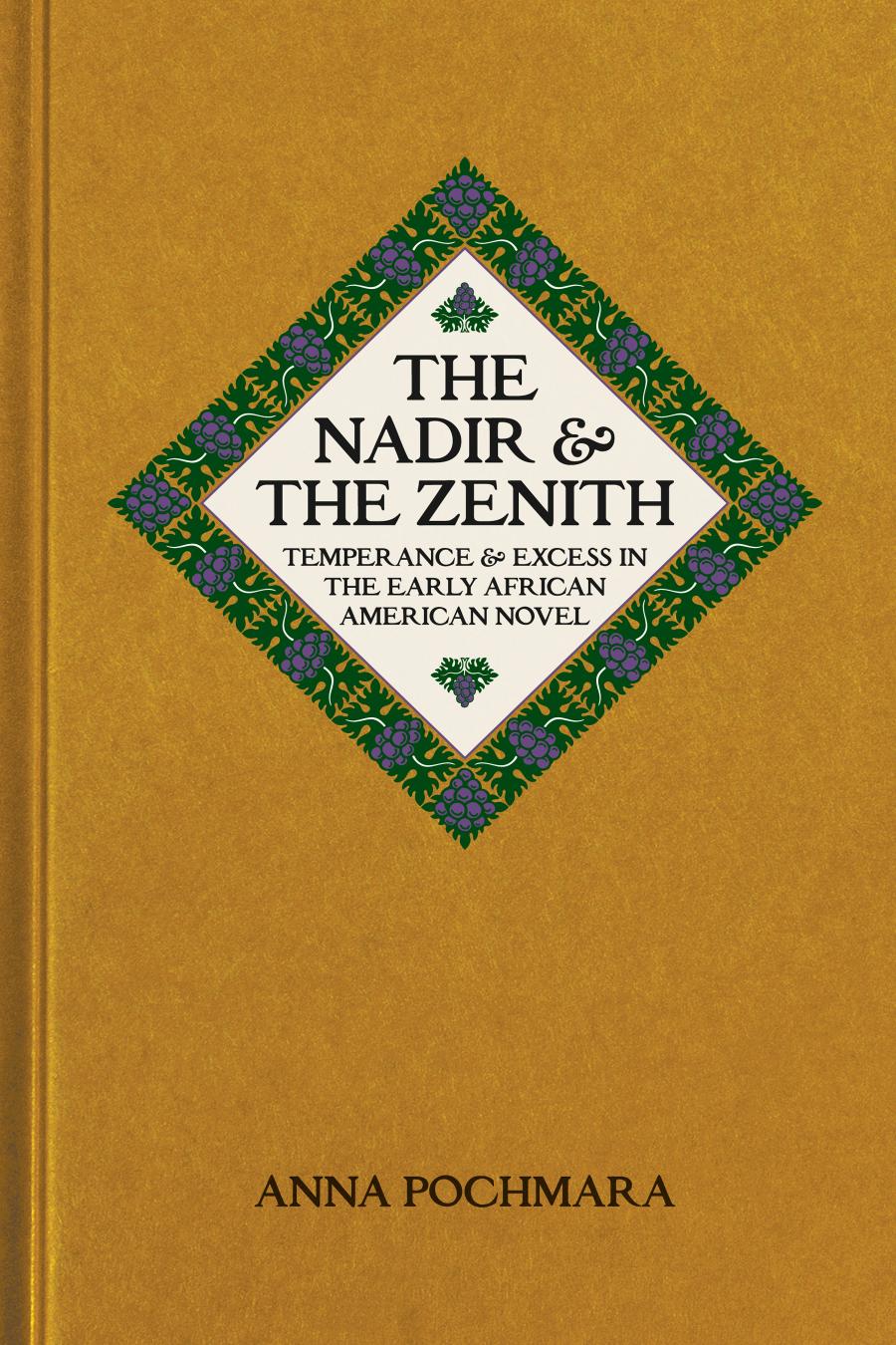 The Nadir And The Zenith Temperance And Excess In The Early African American Novel Anna Pochmara Author