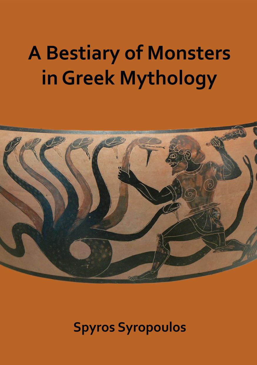 A Bestiary Of Monsters In Greek Mythology Spyros Syropoulos