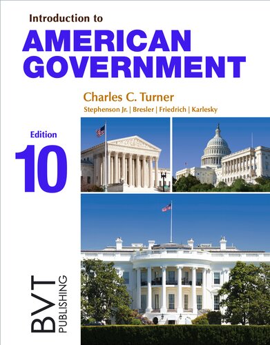 Introduction To American Government 10th Edition Charles C Turner