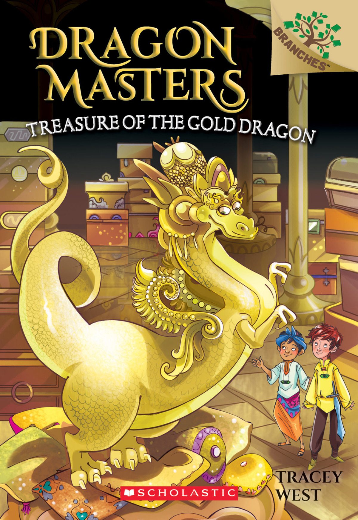 Treasure Of The Gold Dragon A Branches Book Dragon Masters 12 Tracey West