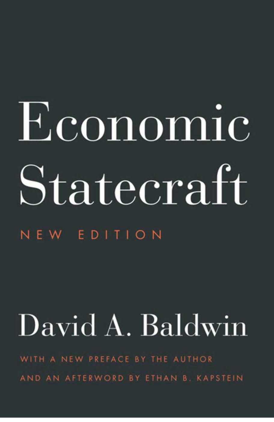 Economic Statecraft New Edition New David A Baldwin