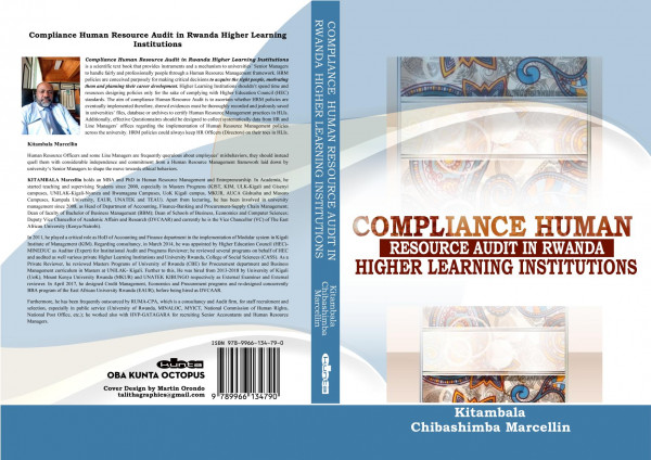Compliance Human Resource Audit In Rwanda Higher Learning Institutions 1st Edition Kitambala Chibashimba Marcellin