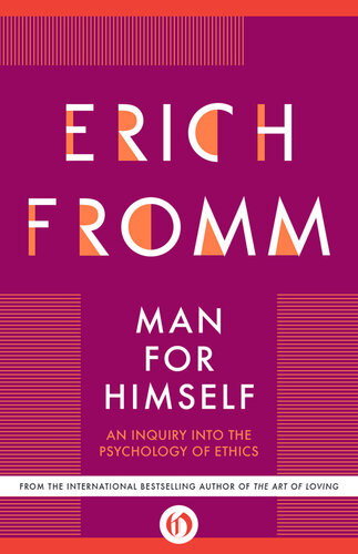 Man For Himself Erich Fromm