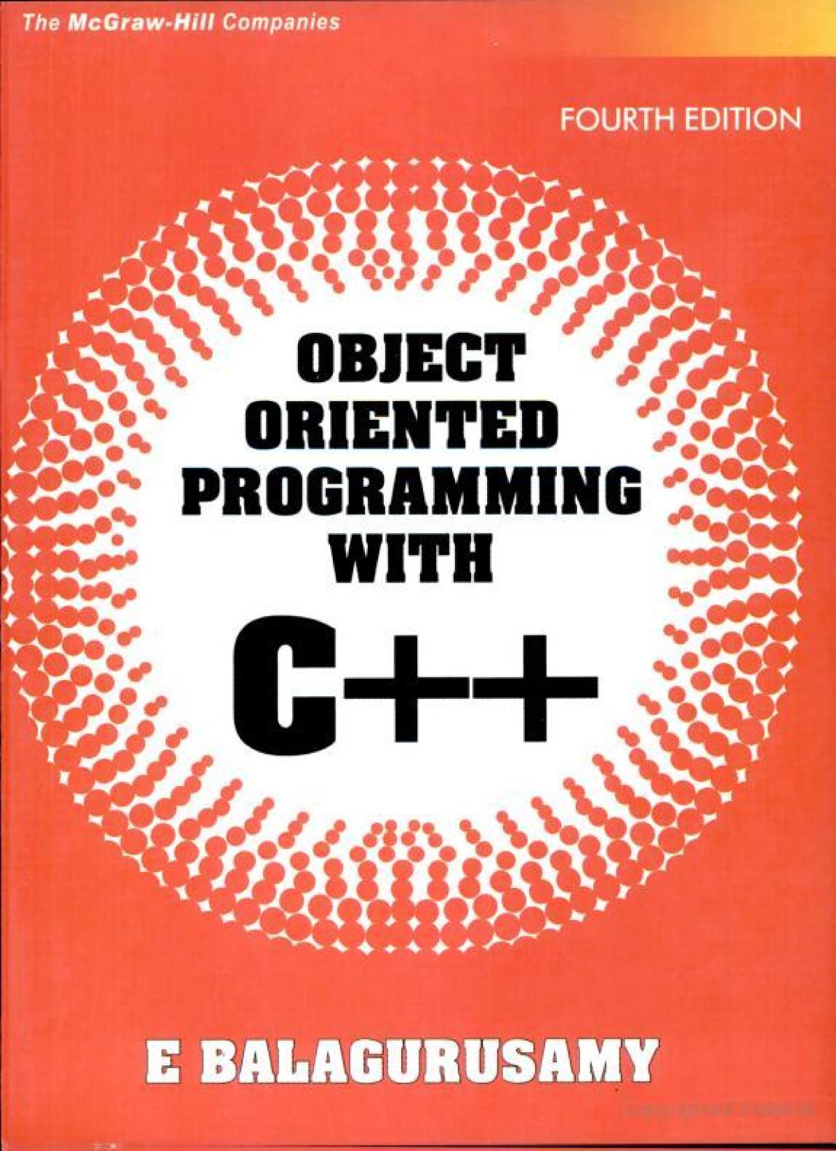 Object Oriented Programming With C 4th Edition E Balagurusamy