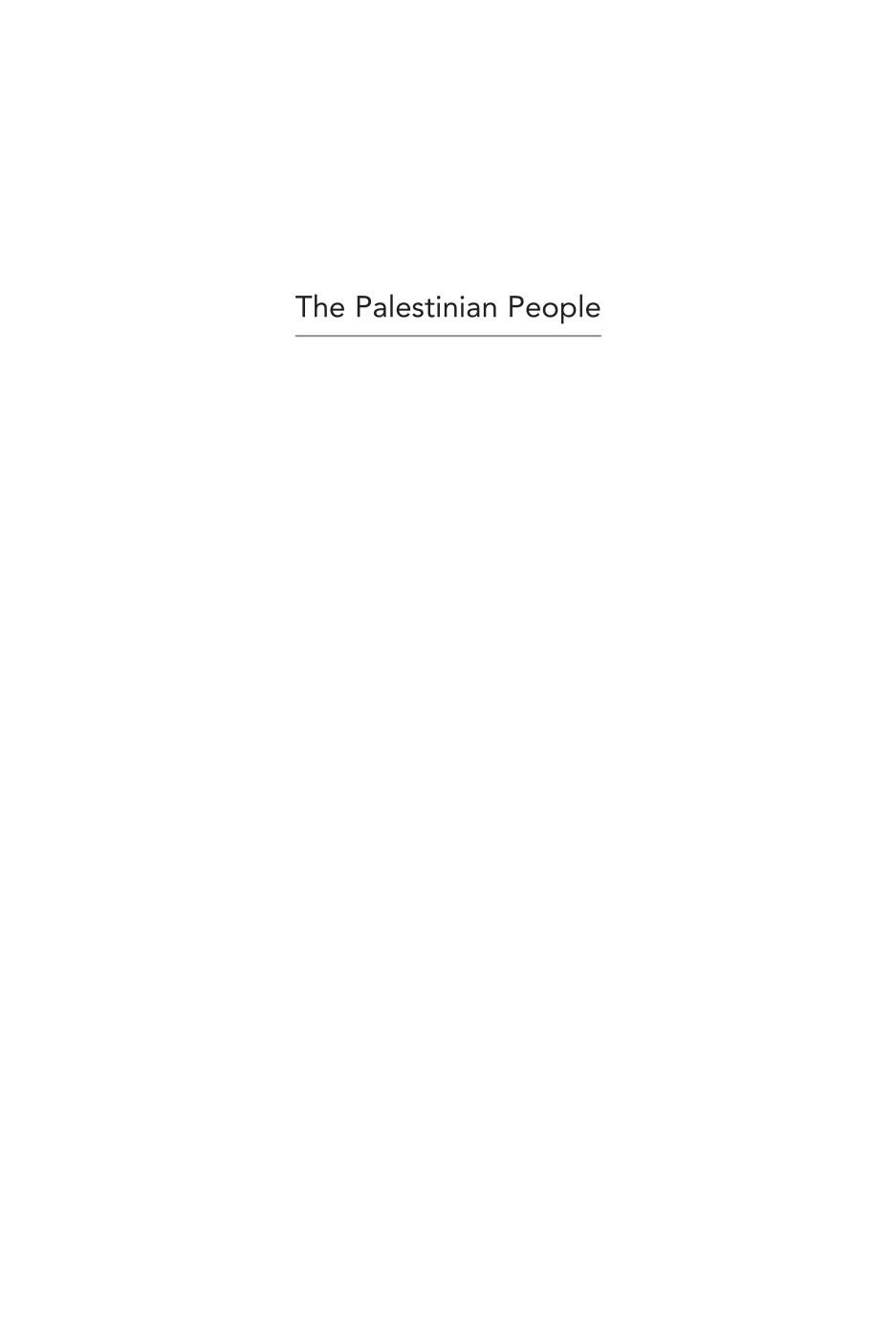 The Palestinian People Seeking Sovereignty And State Mustafa Kabha