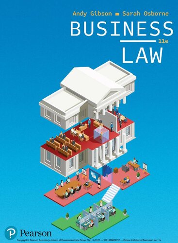 Business Law 11th Edition Andy Gibson Sarah Osborne