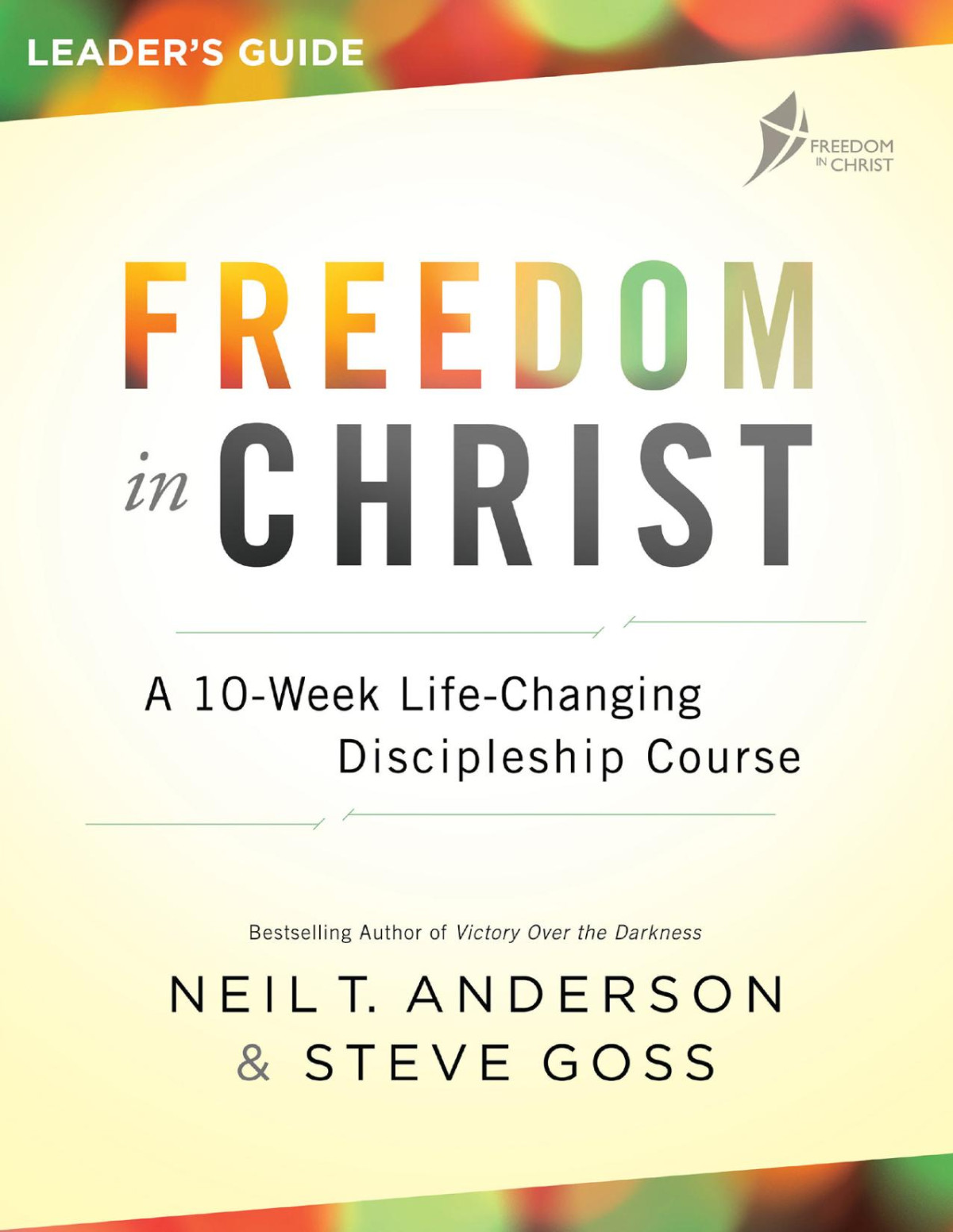 Freedom In Christ Leaders Guide 2017 Edition 2017th Edition Neil T Anderson