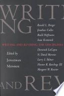 Writing And Revising The Disciplines Monroe Jonathan