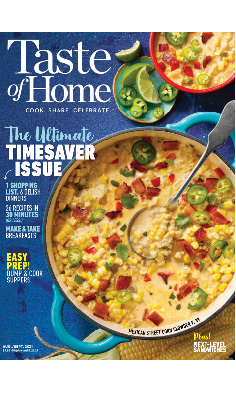 Taste Of Home Augustseptember 2021 Taste Of Home