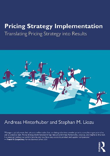 Pricing Strategy Implementation Translating Pricing Strategy Into Results Andreas Hinterhuber