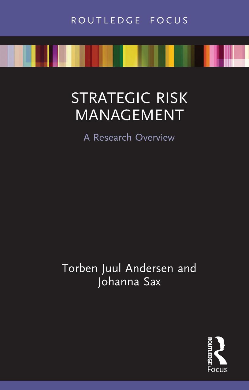 Strategic Risk Management A Research Overview Torben Juul Andersen