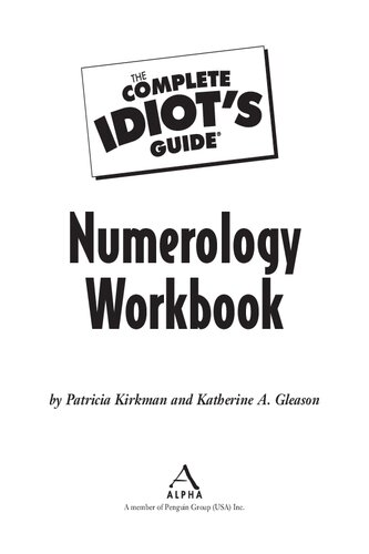 The Complete Idiots Guide Numerology Workbook Patricia Kirkman
