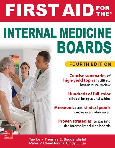 First Aid For The Internal Medicine Boards 4th Edition Tao Le