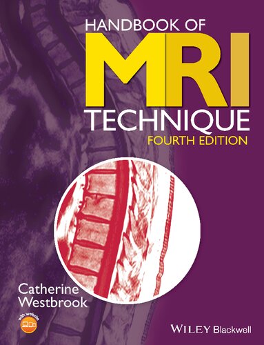 Handbook Of Mri Technique 4th Edition Catherine Westbrook