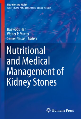 Nutritional And Medical Management Of Kidney Stones Haewook Han