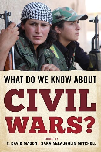 What Do We Know About Civil Wars T David Mason And Sara Mclaughlin Mitchell