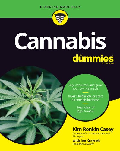 Cannabis For Dummies 1st Edition Kim Ronkin Casey Joe Kraynak