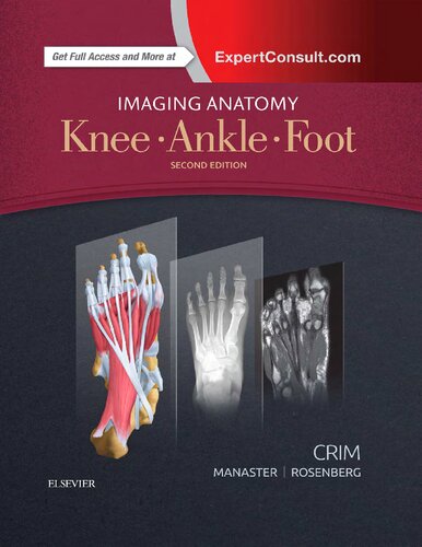 Imaging Anatomy Knee Ankle Foot 2nd Edition Julia R Crim
