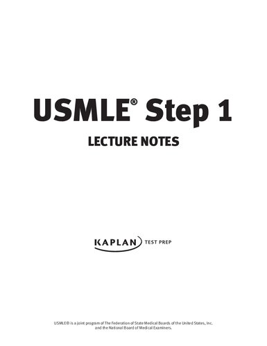 Usmle Step 1 Lecture Notes 2019 Anatomy Unknown