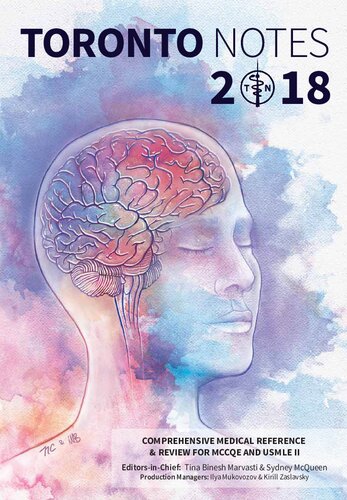 Toronto Notes 2018 34th Edition Tina Binesh Marvasti Sydney Mcqueen Eds