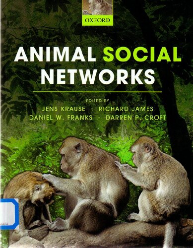 Animal Social Networks 1st Edition Dr Jens Krause Richard James