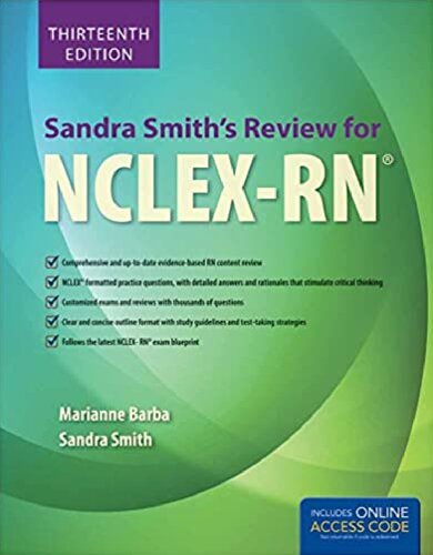 Sandra Smiths Review For Nclexrn 13th Edition Sandra Fucci Smith Marianne P Barba