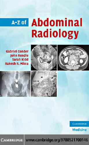 Az Of Abdominal Radiology Hartwell Conder John Rendle Sarah Kidd