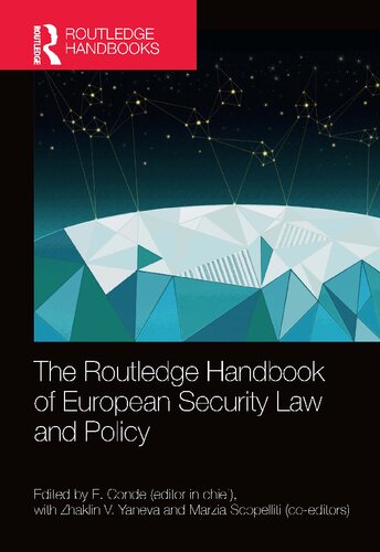 The Routledge Handbook Of European Security Law And Policy E Conde