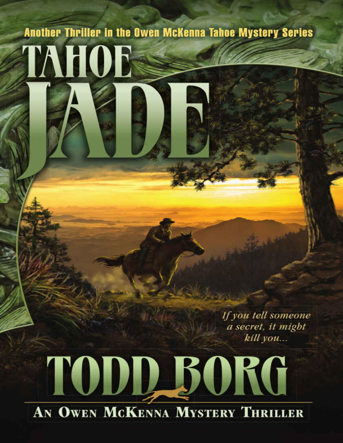 Tahoe Jade An Owen Mckenna Mystery Thriller 1st Edition Todd Borg