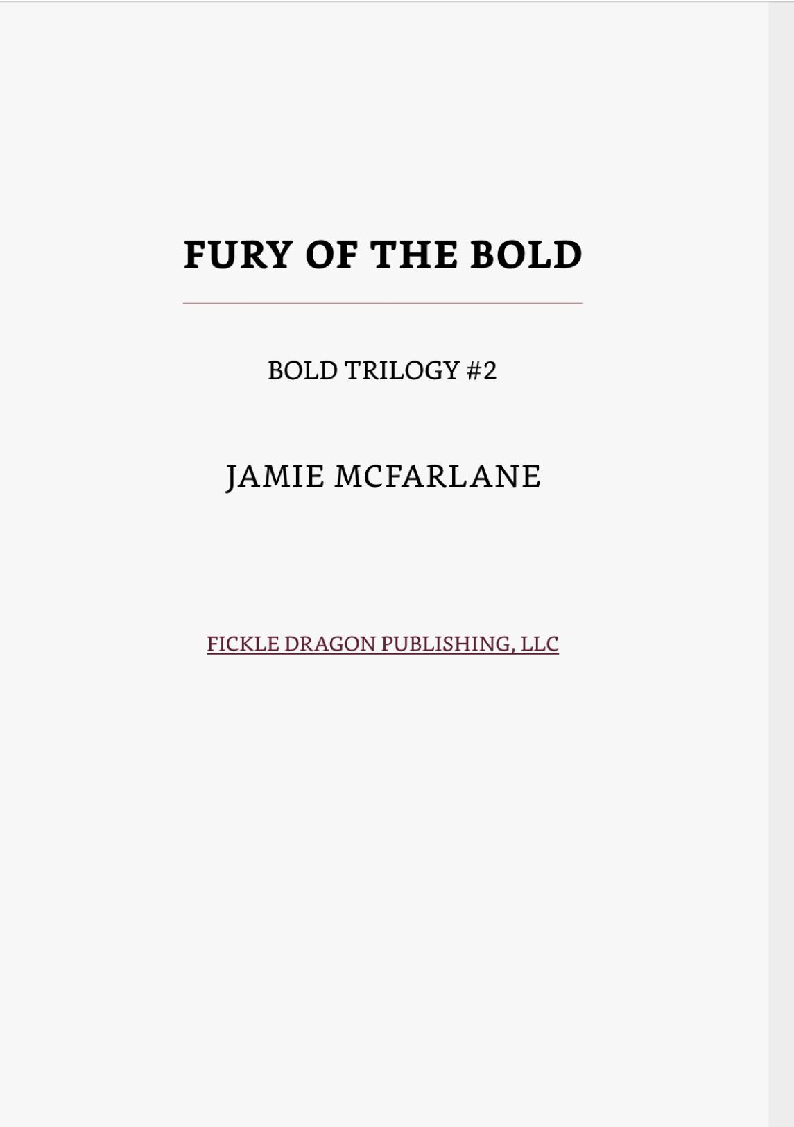 Fury Of The Bold Volume 14 Privateer Tales 1st Edition Jamie Mcfarlane
