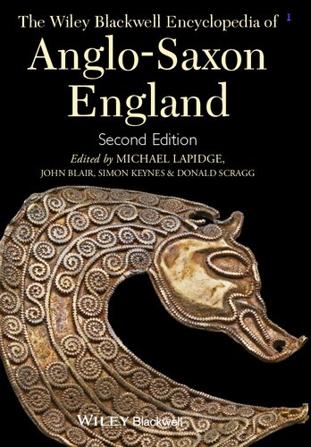 The Wiley Blackwell Encyclopedia Of Anglosaxon England Michael Lapidge