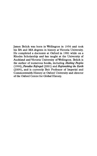 The New Zealand Wars And The Victorian Interpretation Of Racial Conflict James Belich