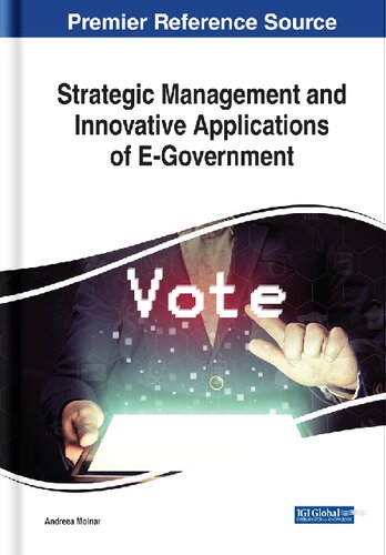 Strategic Management And Innovative Applications Of Egovernment Andreea Molnar