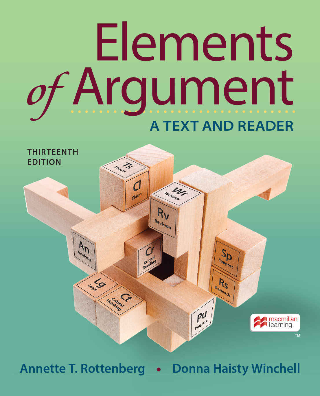 Elements Of Argument Rottenberg Annette T Winchell Donna Haisty