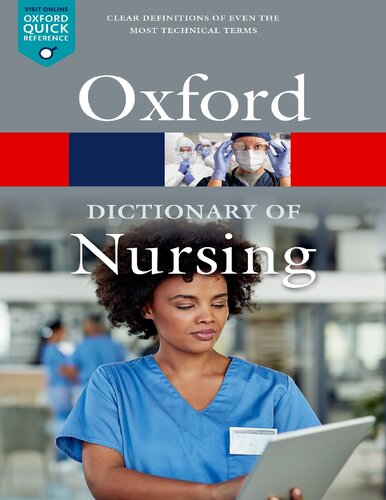 A Dictionary Of Nursing Oxford Quick Reference 8th Edition Jonathan Law Editor