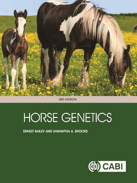 Horse Genetics 3rd Edition Ernest Bailey Samantha Brooks