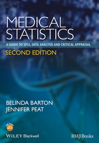Medical Statistics 2nd Edition Belinda Barton Jennifer Peat