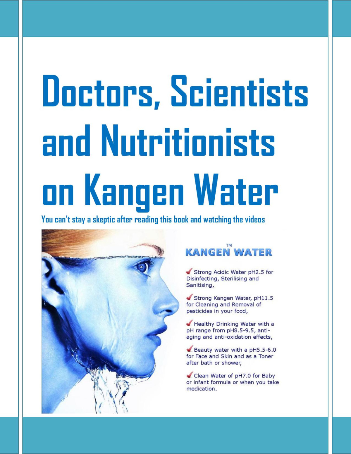Doctors Scientists And Nutritionists On Kangen Water Mazarine Hulskamp