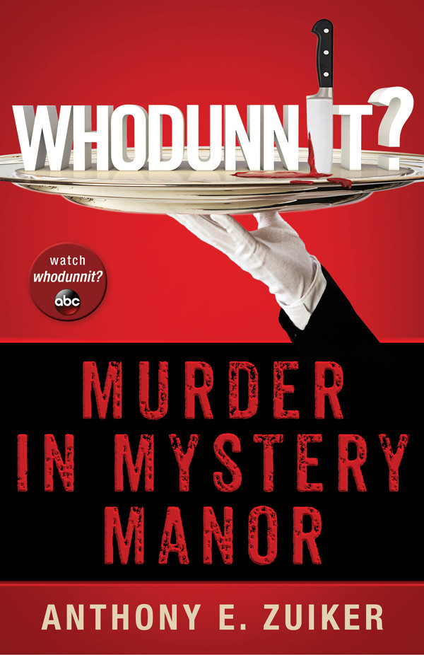 Murder In Mystery Manor Anthony E Zuiker