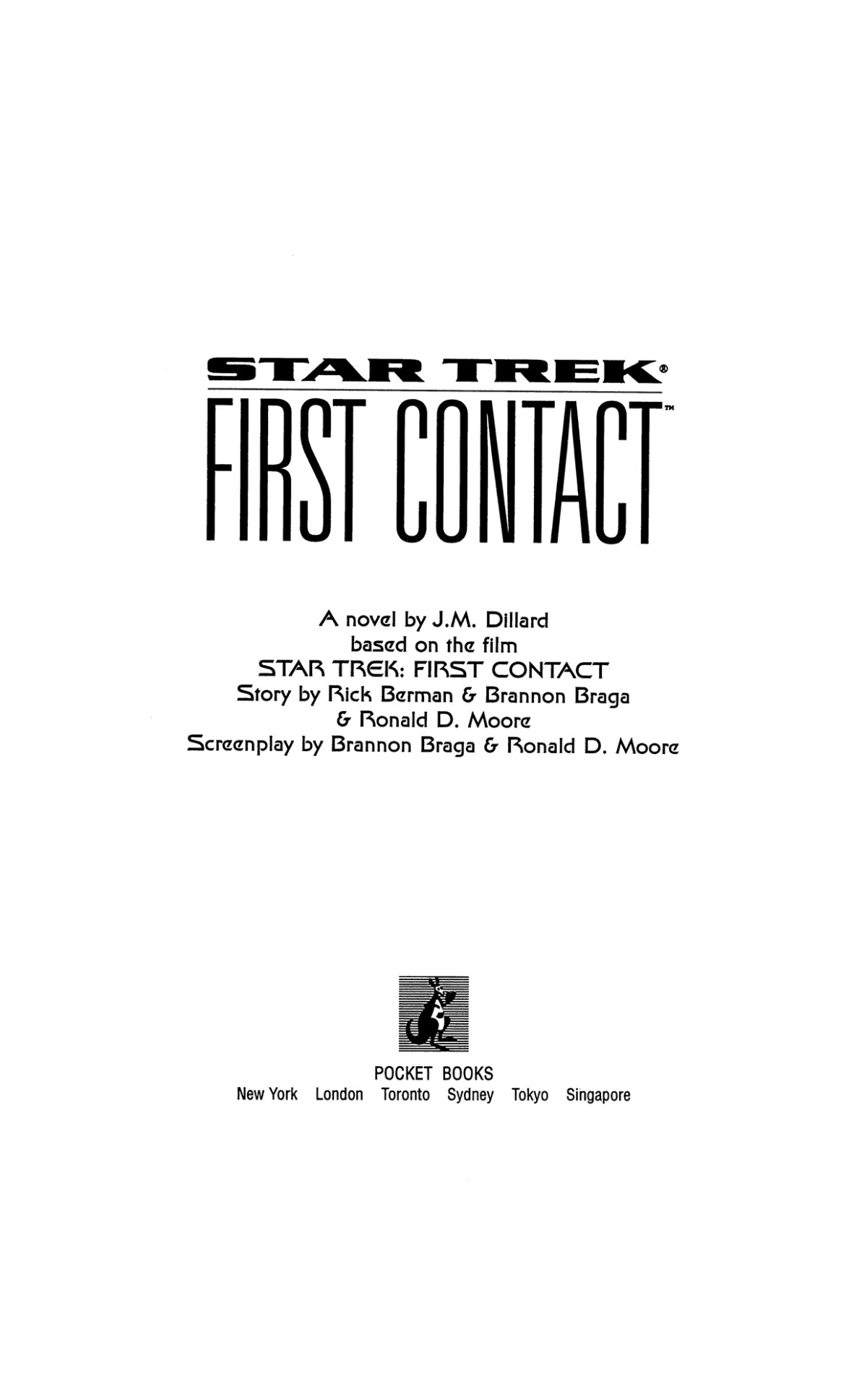 First Contact Jm Dillard