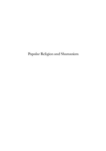 Popular Religion And Shamanism Xisha Ma Huiying Meng