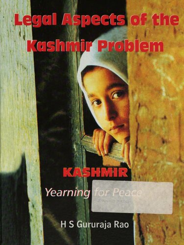Legal Aspects Of The Kashmir Problem H S Gururaja Rao