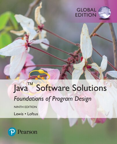 Java Software Solutions 9th Edition John Lewis William Loftus