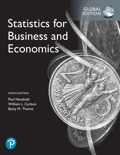 Statistics For Business And Economics Ebook Global Edition 9th Edition Paul Newbold William Carlson Betty Thorne