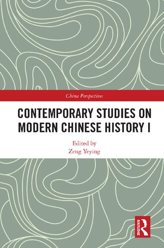 Contemporary Studies On Modern Chinese History I Zeng Yeying